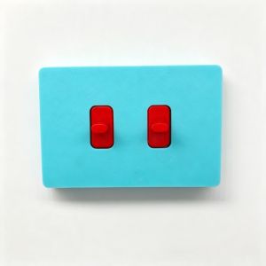GROCERIY Handle Style Wall Switch Cover Dustproof 3D Printed Switch Protector Unique Shape Sturdy Material Socket Panel Home Wall