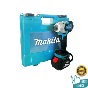 Makita Cordless Impact Wrench Set – 198V High Power 2 Batteries Socket Wrench Kit Original