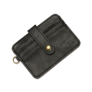 Cuikca HF019 Dompet Uang & Kartu Minimalis Compact Muat Banyak Bahan PU Tebal Ada Kancing