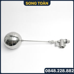 Van Phao Cong Bồn Nước Inox Phao Cong Inox Tự Động Ngắt Nước 21 27 34 - Inox SUS 304
