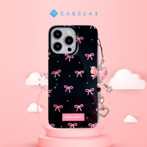 NEW RIBBON Case !! EVE PINK RIBBON CHARM CASE IPH COMPATIBLE FOR IP 15 PROMAX 15 PRO 15 14 PROMAX 14 PRO 14 13 PROMAX 13 PRO 13 12 PROMAX 12 PRO 12 CASE PITA PINK HITAM SOFTCASE CUTE LOVE HEART