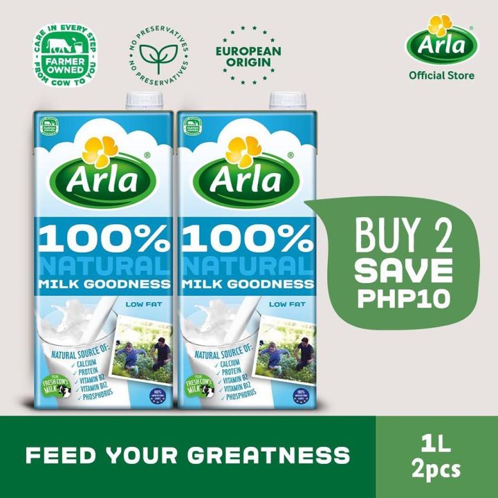 Arla Low Fat Milk 1L 2-Pack | Lazada PH