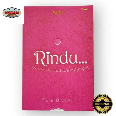 Buku Novel Original Rindu - Munmunstore