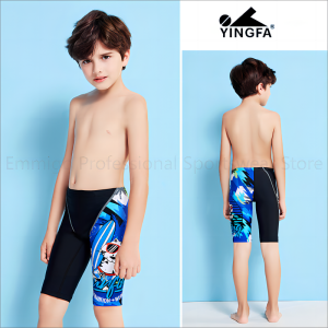 Children Professional Swimming Shorts For Kids Swim Trunks Yingfa Boys Training Bathing Suit Competitive Swimwear Pants