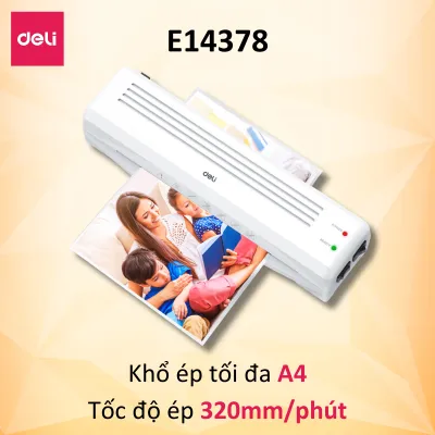 Máy Ép Plastic DELI Máy Ép Màng Nhựa Khổ A3 A4 A5 B4 B5 Chuyên Sử Dụng Để Ép Bảo Vệ Tài Liệu Giấy Tờ Cho Văn Phòng Làm Việc Ép Ảnh Poster Lưu Giữ Chống Lại Các Tác Động Từ Môi Trờng