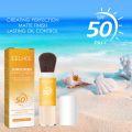 Loose Powder with Brush Loose Powder for Smooth Makeup Waterproof Matte Setting Powder with Brush Applicator Long-lasting Oil-control Makeup for Women Professional Cosmetics. 