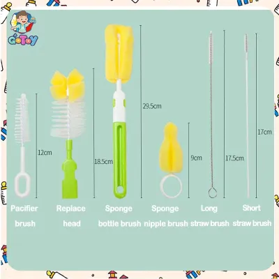 ขวดนมแก้ว YAHABABY 160ml/240ml พร้อมจุกนมซิลิโคนเกรดอาหาร ทนความร้อนได้ 200°C