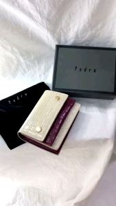 Ví Nữ Pedro Mini Pha 2 Màu Đỏ Kem Chính Hãng Cao Cấp Y Hình