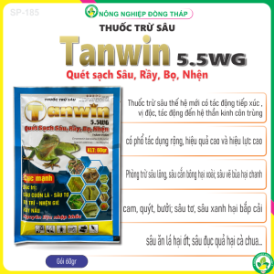 Thuốc Trừ Sâu TANWIN 5.5WG – Quét Sạch Sâu Rầy Bọ Nhện (Gói 60gr)