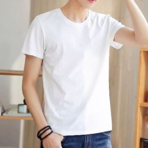 Cotton100 เสื้อยืดคอกลมสีขาว เสื้อยืดสีขาว ยืดเปล่า ยืดสีพื้น ใส่ได้ทั้งชาย-หญิง ผ้าCotton ผ้านิ่ม ใส่สบาย ไม่หด ไม่ต้องรีด [[[ราคาโรงงาน]]]