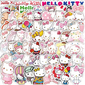 Hello Kitty Stickers Kuromi Cinnamoroll Pompom Purin Pokemon Pikachu Cute Sticker With Box