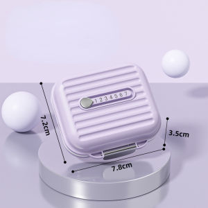 Camping Supplies Pill Box Travel Mini Lightweight Compartment Medicine Case Organizer Medication Waterproof Multi Grids Storage