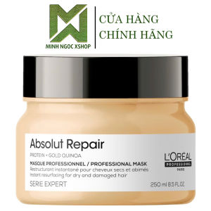 Dầu hấp kem bơ phục hồi hư tổn toàn diện L’Oréal - Loreal Absolut Repair 250ML - 500ML