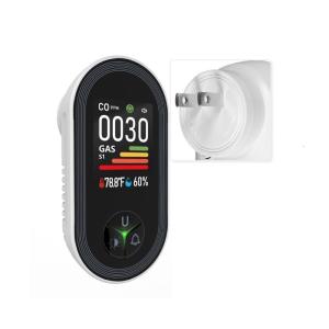 Nhà thiết bị giám sát độ an toàn 4 trong 1 rò rỉ khí ga đồng phát hiện nhiệt độ độ ẩm với đèn flash âm thanh cảnh báo