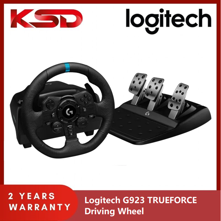 Logitech G923 Trueforce Sim Racing Wheel For Playstation & PC with ...