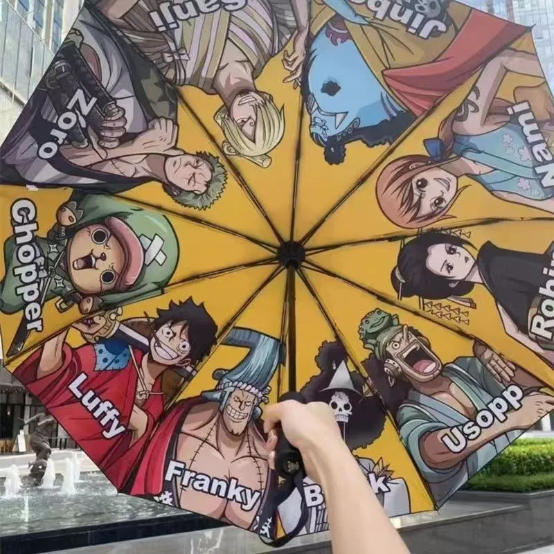 One Piece Umbrella With Gift Box Monkey Luffy Roronoa Zoro
