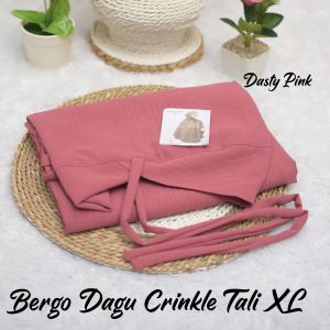 Hijab Syari Dagu Crinkle Jumbo Xl Bergo Malay