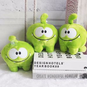 POUKL  Stuffed Soft Kids Toys Cartoon Children Collection Gift Om Nom Frog Animal Plush Toys Cut The Rope Green Frog
