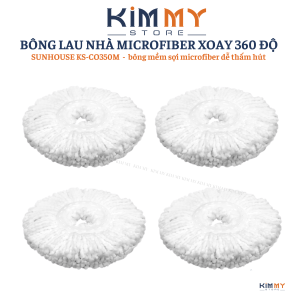 BỘ LAU NHÀ XOAY 360 ĐỘ HAPPY TIME KS-CL330S -  tặng 1 BÔNG LAU - HAPYTIME THƯƠNG HIỆU CỦA SUNHOUSE