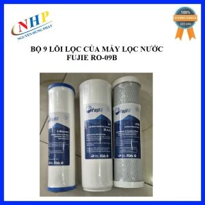 Bộ 9 lõi lọc của máy lọc nước Fujie RO-09B/RO-09