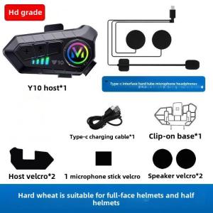 Xiaomi Motorcycle Helmet Wireless Bluetooth Earphones 5.3 Type-C Hands-free Call Set Helmet Waterproof Music Player