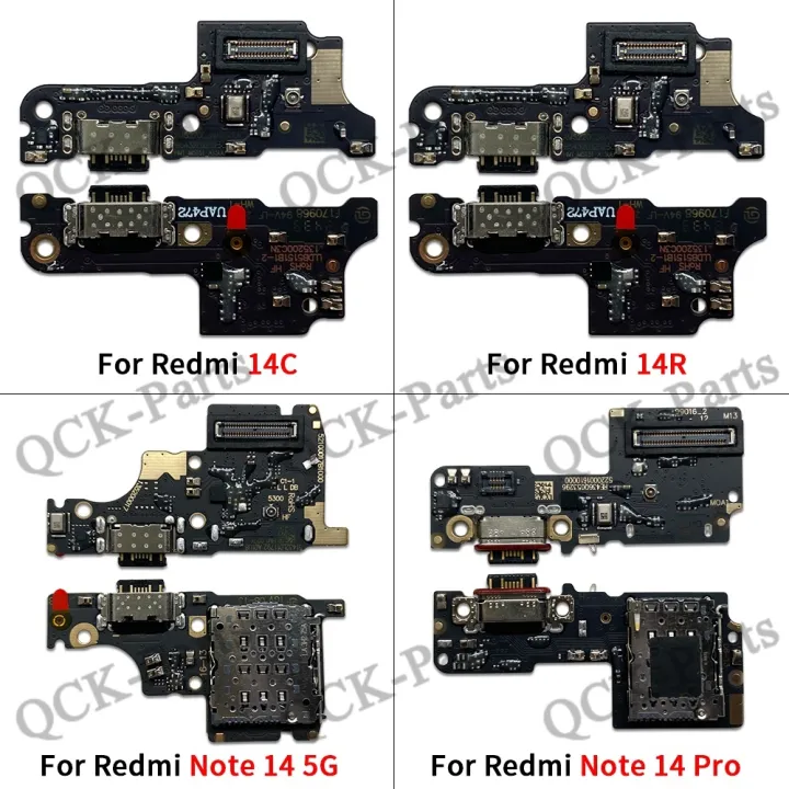 พร้อมชาร์จพอร์ต IC สำหรับ Redmi 14C Note 14 5G / Redmi Note 14 Pro สาย ...