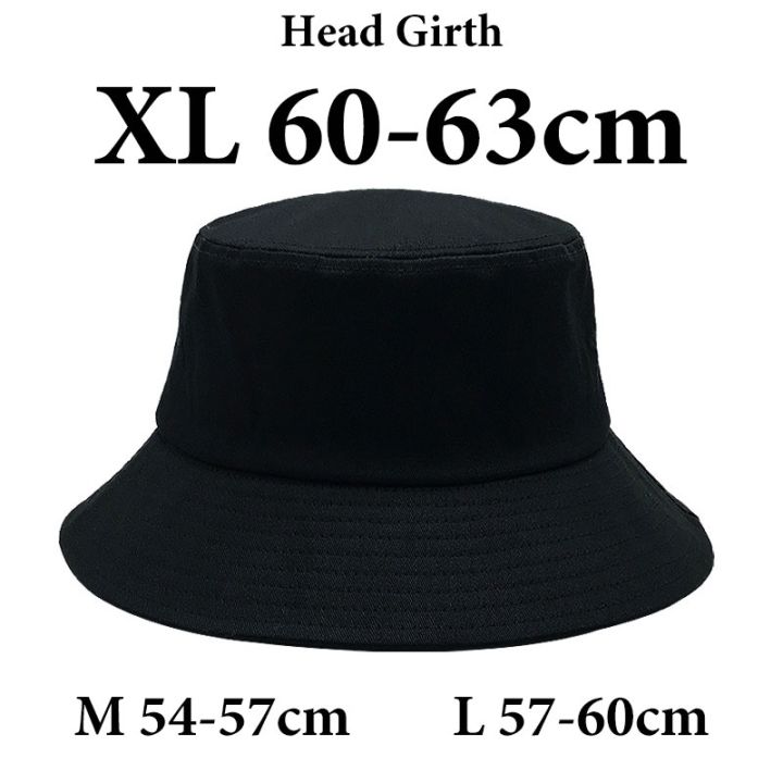 Large Bucket Hats Big Heads Lazada.co.th