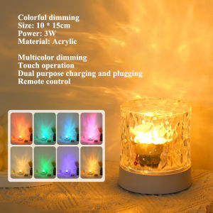 YONUO  Đèn trang trí căn phòng năng động gợn sóng nước đèn tâm trạng đèn ban đêm đèn ngủ quà tặng sáng tạo đèn đầu giường Đèn bàn đèn led đèn ngủ decor phòng decor phòng ngủ