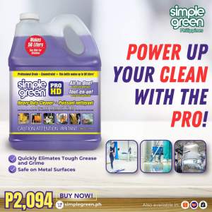 Simple Green Concentrated Pro Grade HD All-in-one Cleaner - 4 Liters