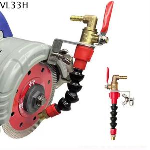 VL33H Dust Remover Water Sprayer System Coolant Misting Sprinkler Cutting Machine Sprayer Nozzle Dust Cleaning Dust-proof Angle Grinder Cutter Nozzle for Marble Brick Tile