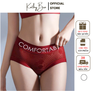 Q71 Combo 10 Quần Lót Comfortable KATHY BRA Chất Ren Hoa Phối Su Có Dãn Tốt Đáy Kháng Khuẩn