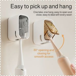 Toothbrush Holder Portable and Breathable Separate Storage not Picky About Toothbrushes 2025 Clean