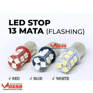 LAMPU STOP REM LED FLASH 13 MATA BISA UNTUK SEMUA MOTOR