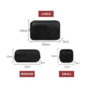 Travel Pouch Cosmetic Makeup Bag Organizer Transparent Mesh Cosmetic Bag Toiletry Organizer Wash bag Pouch