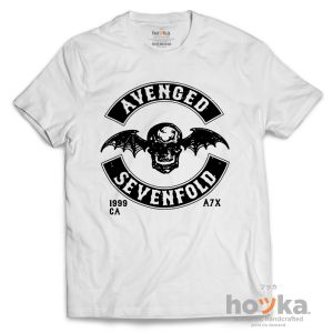 Kaos Band Metal Avenged Sevenfold A7X Moto Seal Tshirt Bootleg Baju Musik