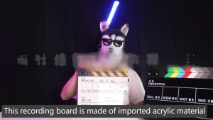 Acrylic Film Movie Directors Clapper Board Kit Movie Theater Cut Action Scene Clapboard Magnetic Film Clapboard