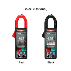 KKmoon ANENG แคลมป์มิเตอร์ ST212อัจฉริยะมัลติมิเตอร์แคลมป์ดิจิตอล 6000 คอนทั่วที เครื่องวัด AC และ DC โวลต์มิเตอร์ 400A แอมป์ จอแสดงผล สีตัว ช่วงอัตโนมัติ NCV แบบไม่สัมผัส เพื่อให้ความปลอดภัยและความคุ้มค่า