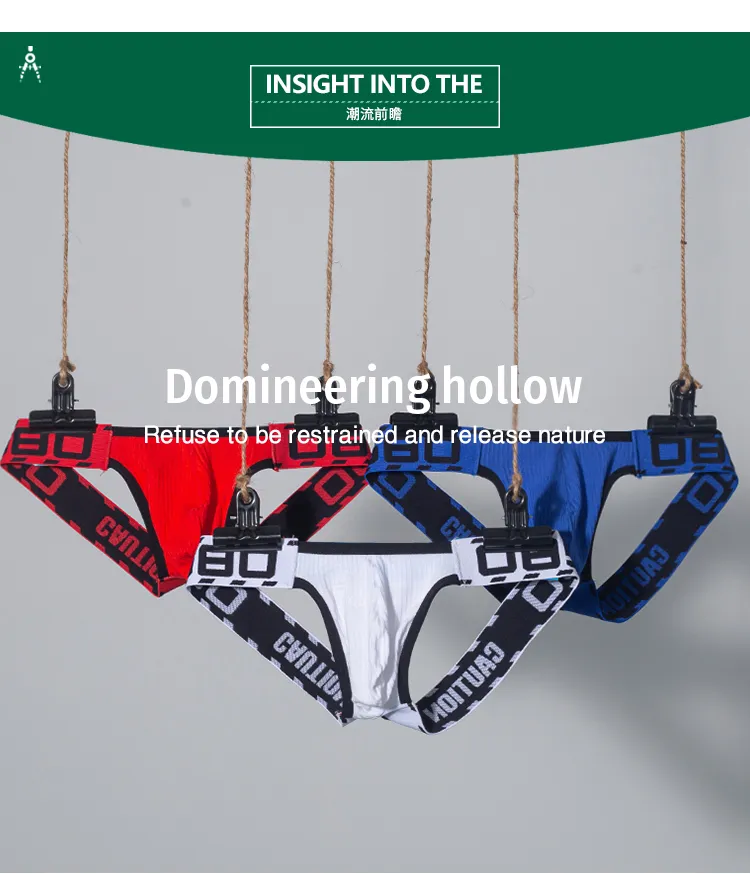 0850 Briefs Domineering Hollow Male's Underwear Refuse Restrained