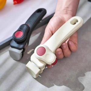 GAOSU ถอดออกได้ ที่จับกระทะที่ถอดออกได้ ป้องกันการลวก ออกแบบตามหลักสรีรศาสตร์ ที่จับกระทะแบบถอดได้ สากลสากลสากล ลูกบิดสไตล์ คลิปเปลี่ยนหม้อ การเปลี่ยนเครื่องครัว