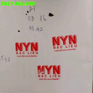 Con dấu Vuông logo tròn 38x38mm khắc nội dung theo yêu cầu