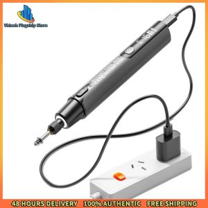 Vktech Wireless Handheld Engraving Pen with Digital Screen 6-Speed Adjustable Mini Electric Rotary Tool for Automotive DIY Sanding Polishing Drilling