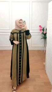 ALISHA MUSLIM FASHION DRESS VIRAL GAMIS ROMPI NYATU TERBARU GAMIS CERUTY MIX MOTIF VIRAL