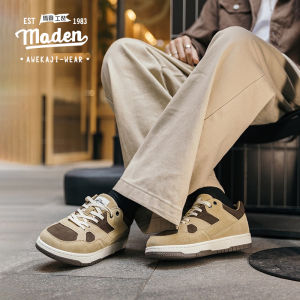 MADEN brand mens youth 2024 autumn new caramel cookies board shoes mens shoes 2024 autumn and winter new versatile thick soled sports and leisure shoes retro trendy shoes