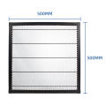KKmoon Laser Engraver Honeycomb Working Table Steel Panel Board Platform with Measurement for CO2/Diode/Fiber Laser Engraving Cutting Machine Compatible with NEJE/XTOOL/ORTUR/SCULPFUN Laser Engraving Machine 500 x 500mm Work Area. 