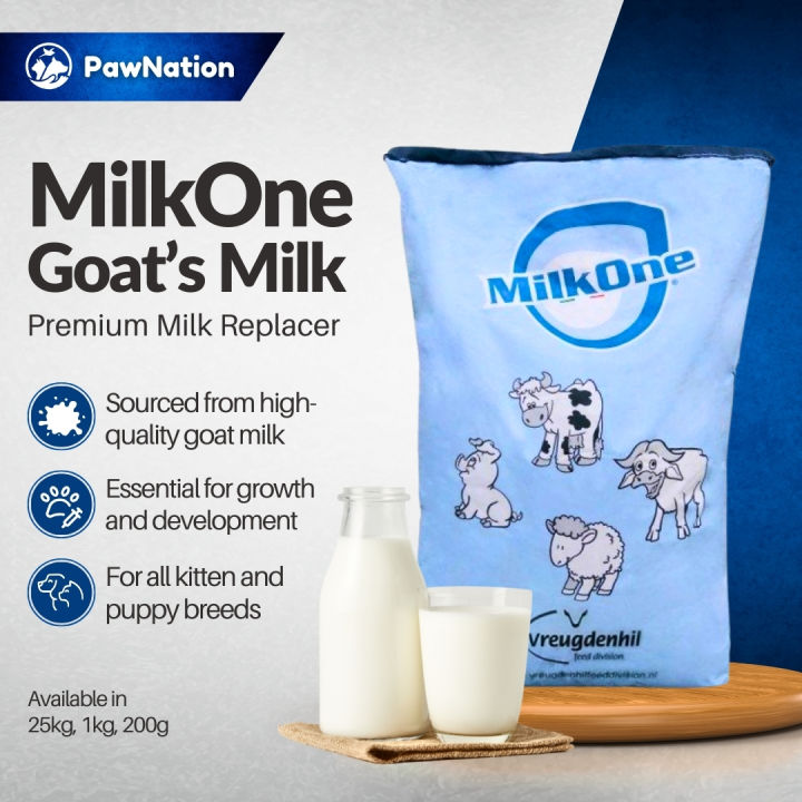 Milk One 25kg Goat's Milk Powder Milk Replacer for Puppies, Kittens