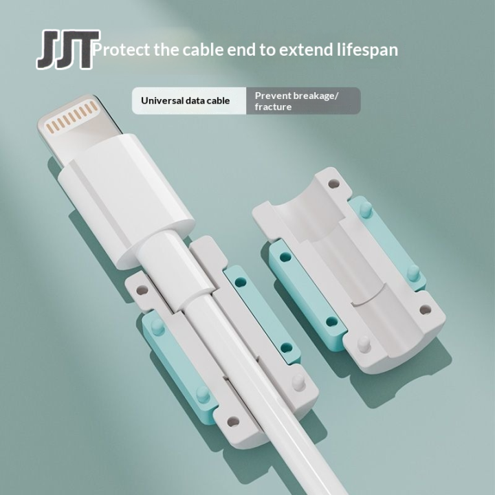 JJT Universal Data Cable Protector Cap for Type-C and Lightning, Anti ...