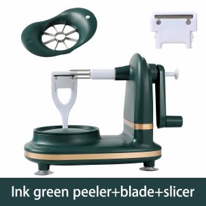 3-in-1Hand-cranked Rotating Fruit/Vegetable Peeler Stainless Steel Blades Cutter Household Peeling Machine Kitchen Gadgets2026