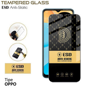 Tempered Glass Static Oppo Full Series | Anti Gores Layar Full Cover A12 A15 A16 A31 A52 A53 A54 A57 A72 A92 F11 F11 Pro A1K A3S A5 2020 A9 2020 F9 F7