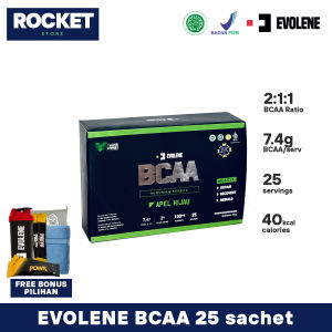 EVOLENE BCAA Powder 25 serving 375 gram - with L-carnitine & Glutamine