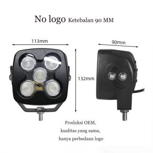 100% Original Lampu Sorot Mata 5 50 watt Lampu Dotrex Spotlight 50w Motor Mobil Truck Off Road 12/24v 1 Pcs